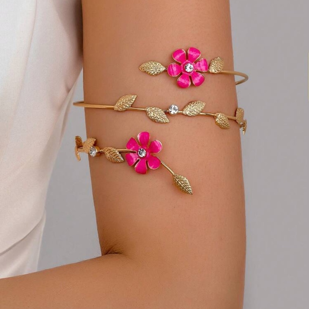 1pc Women Leaf Multi-Color Arm Band,